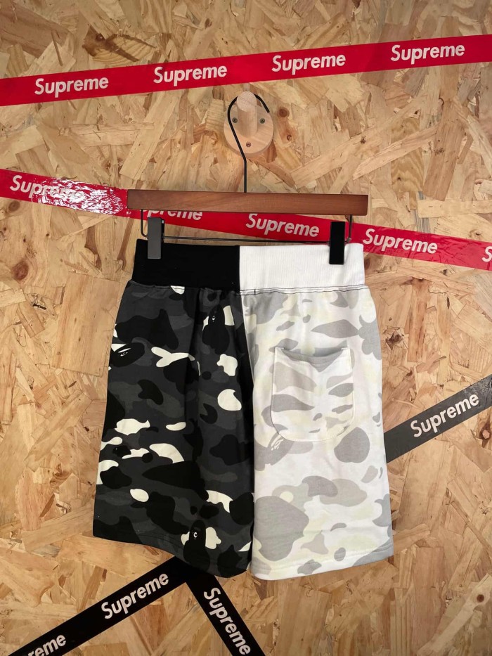 1:1 quality version Black&White Full Print Luminous Shark Heavyweight Shorts 29060707