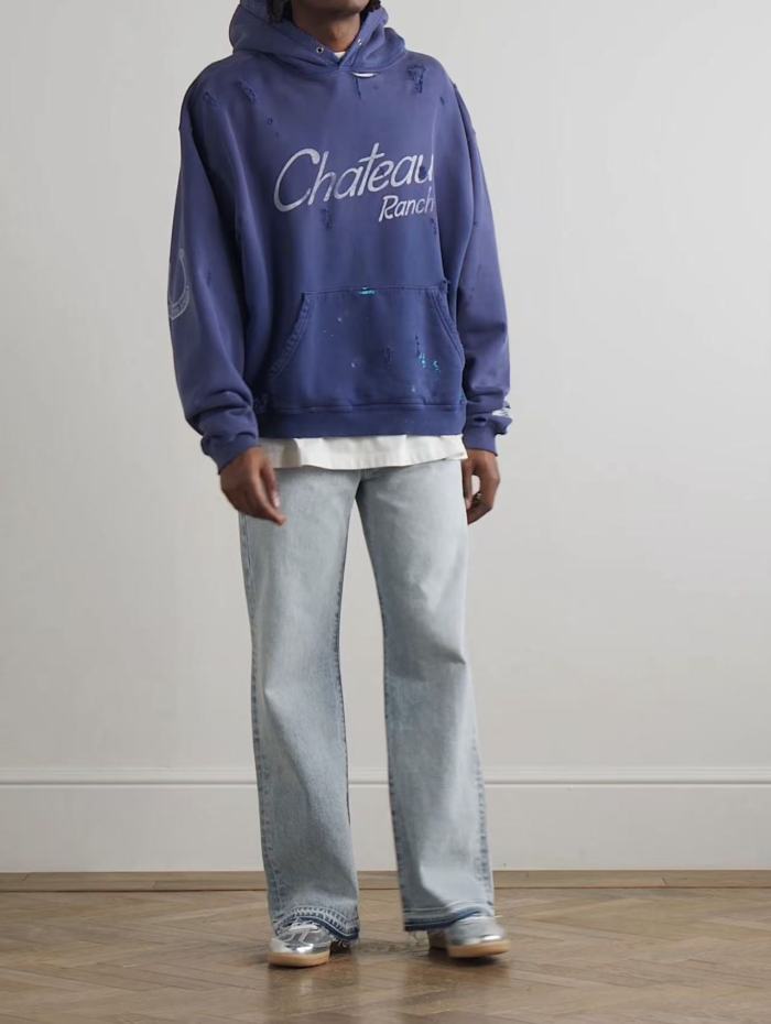 [Big & Tall for weights up to 260 lbs]1:1 quality version Chateau Ranch Hand-Painted OS Hoodie 28695154