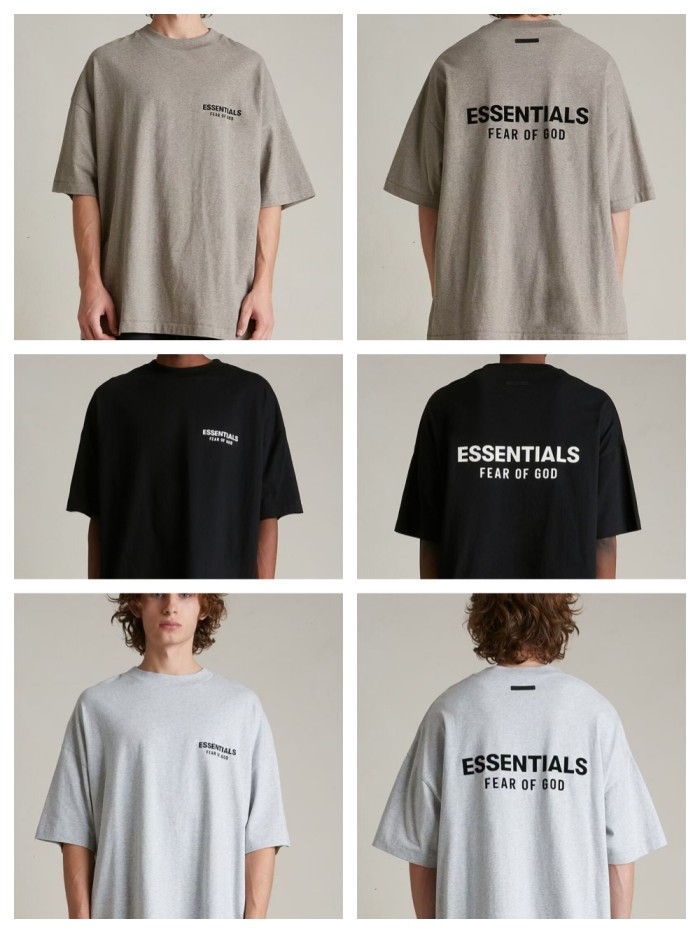 [Big & Tall for weights up to 220 lbs]1:1 quality version 28021830 Stereo Silicone Letter tee 3 colors