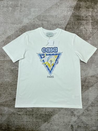 1:1 quality version Prancing Pony Short Sleeve teeTriangle Crocodile Print tee 2 colors