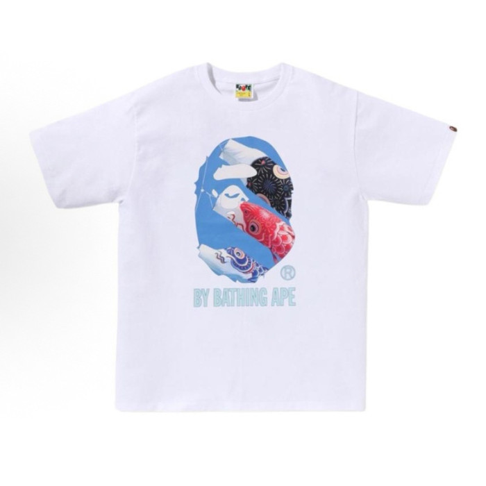 28200991 Year of the Snake Limited Line Ape Head Baby Milo Round Medallion Print tee 49 colors