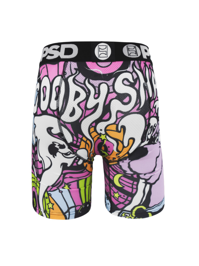 Cartoon Anthropomorphic Animal Print Boxer Briefs 28629044