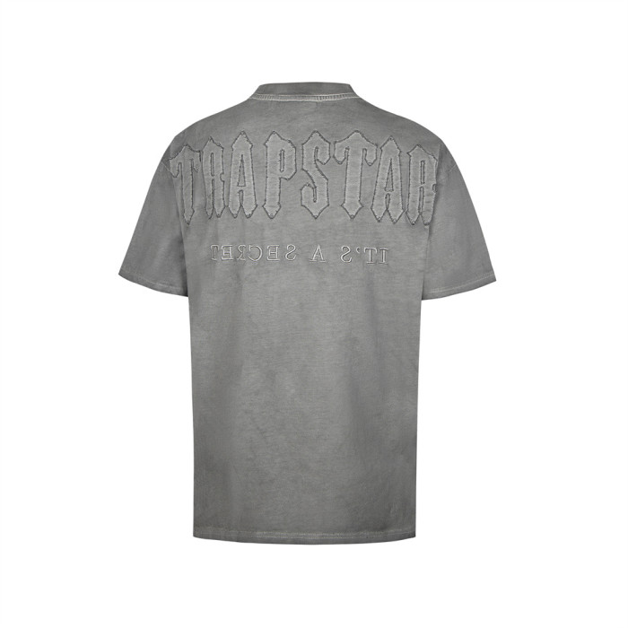 Oversized Retro Washed Streetwear Tee with Subtle  T  Logo Embroidery T-Shirt 3 colors 29077365