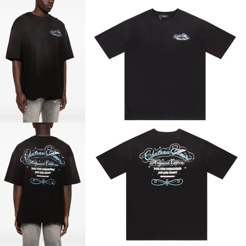 Chateau Script Manor Print Washed Tee 29052416
