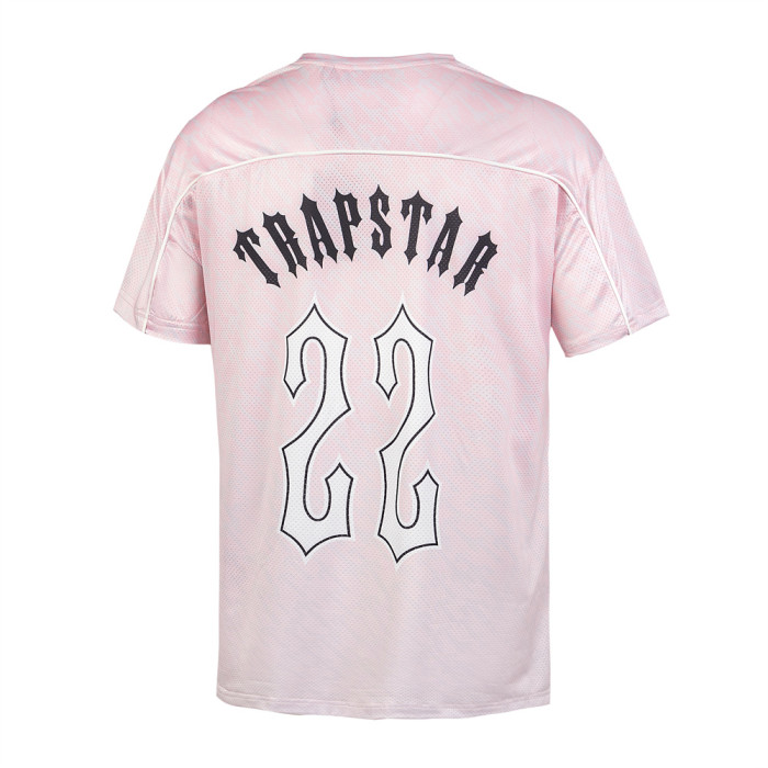 Oversized Trapstar Inspired Teal Camo Number 22 Graphic Jersey T-Shirt 6 colors 29080077