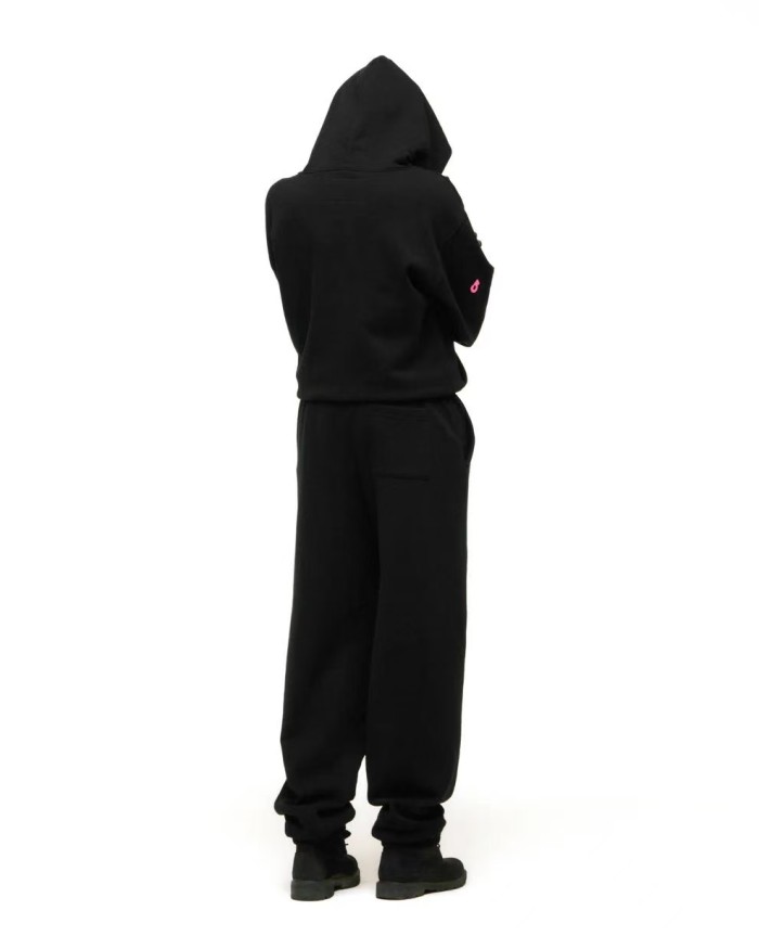 1:1 quality version Rose Pink 555 Printed Hoodie & Pants Set 28747517