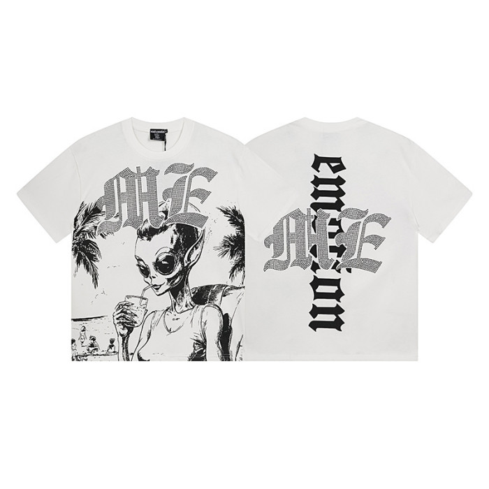 American-style alien-themed fun and light luxury short-sleeved shirt 3 colors 29068975