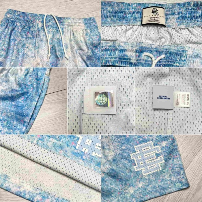 1:1 quality version Mosaic Tie-Dye Mesh Shorts 2 colors 29077534
