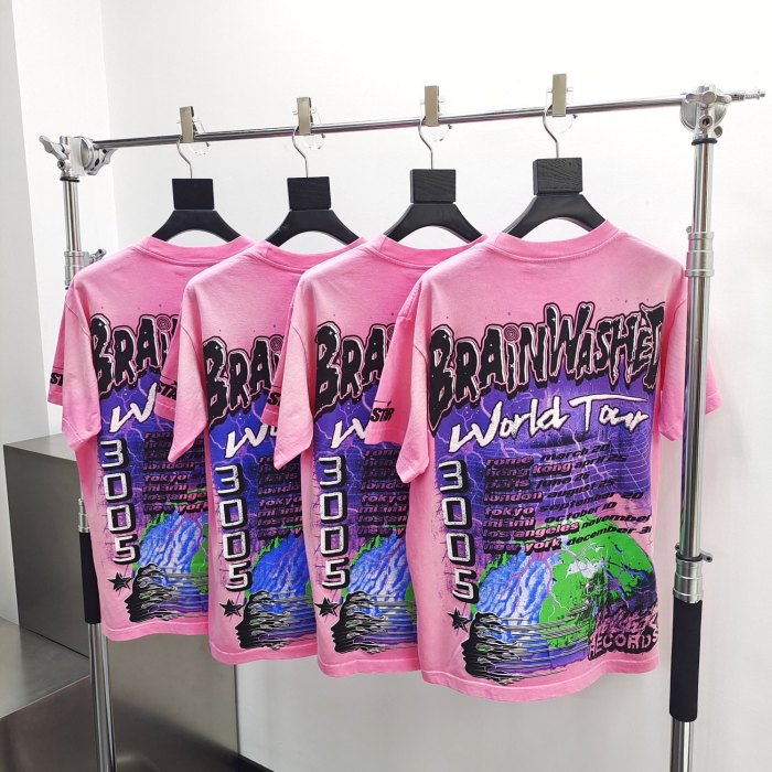 [Big & Tall for weights up to 260 lbs]1:1 quality version World Tour Lightning VR Tee