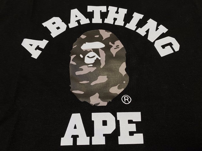 Knockout Camo Ape Small Head Print Tee 4 colors