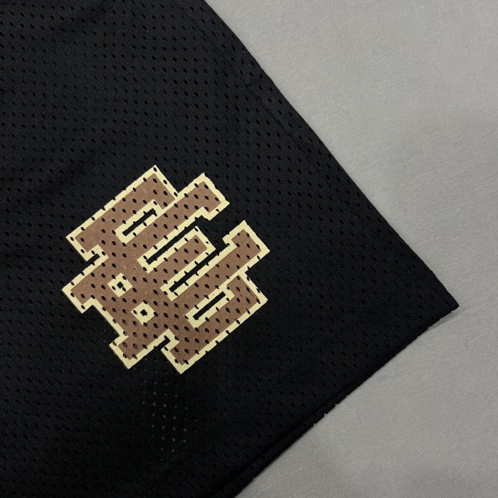 1:1 quality version Beige Trim Brown Logo Breathable Shorts