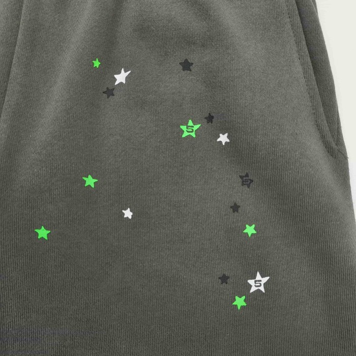 1:1 quality version Green-Letter PK Printed Hoodie & Pants Set 28747518