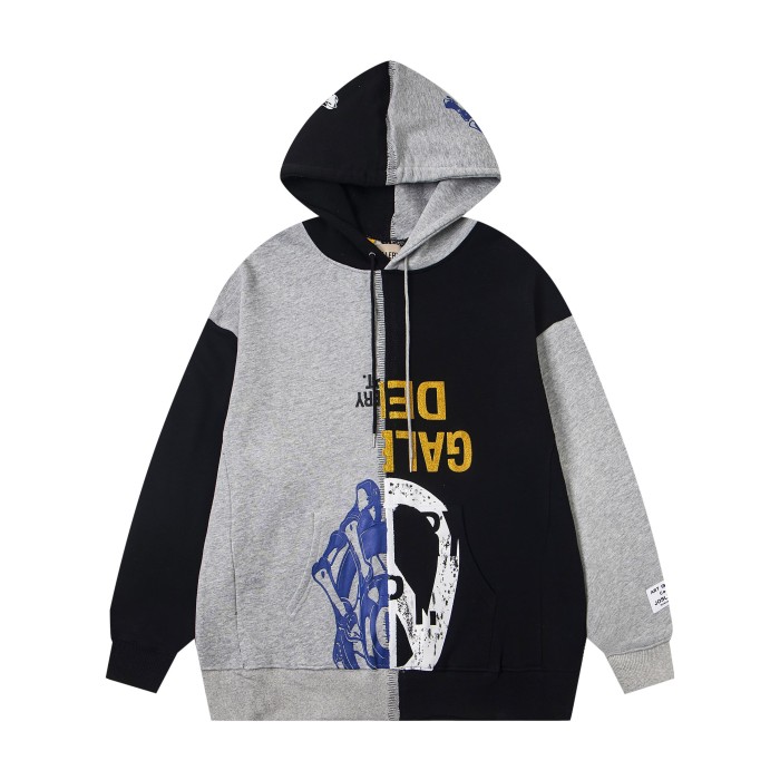 Asymmetric Patchwork Hoodie 3 colors 28475718