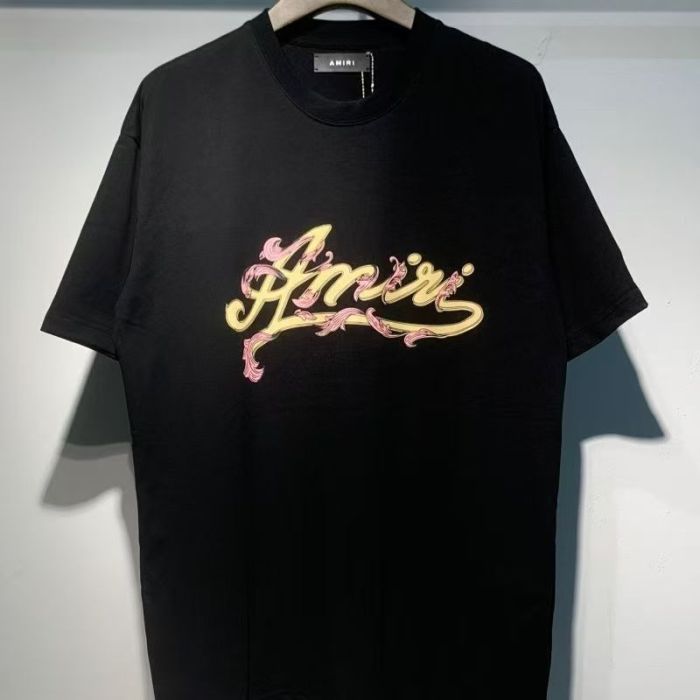 Vines Script Letter Print Tee 2 colors 29052578