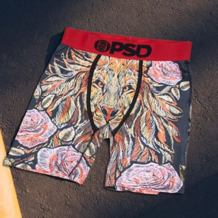 Men's Multi-Pattern Cartoon Graphic Long Boxer Shorts Underwear 16 colors 29108016