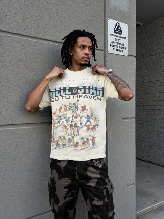 Watercolor Children Group Portrait Print Washed Tee 29092388