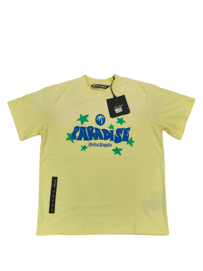 28180443 Colorful Stars Foam Letter Print Tee 3 colors