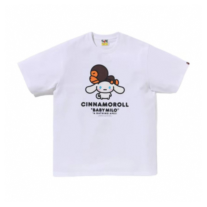 28199410 Hello Kitty & BABY MILO & Tom and Jerry Cartoon Collaboration printed tee 60 colors
