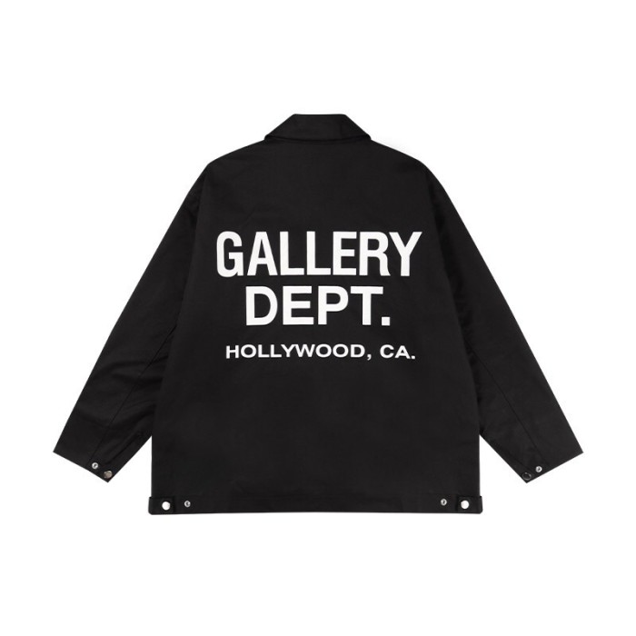 Large monogram printed jacket on back
