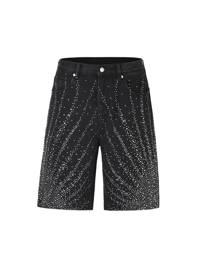 Washed Sparkle Denim Shorts 2 colors 28500155