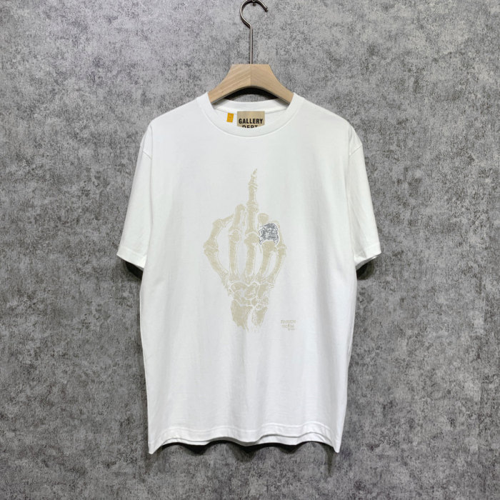 Skull hand printed short-sleeved T-shirt 9 colors