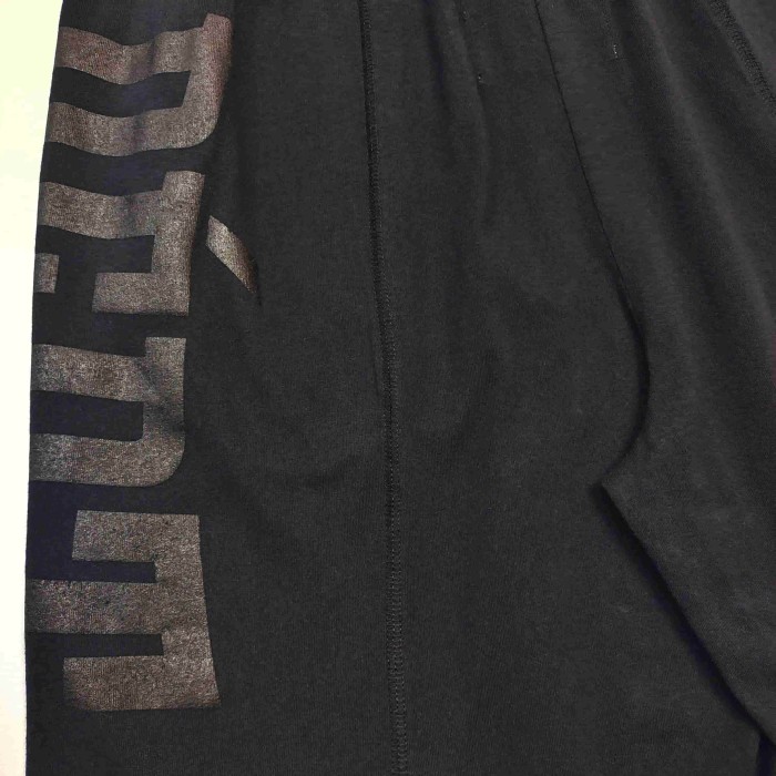 [Big & Tall for weights up to 260 lbs]1:1 quality version Left And Right Black Letter Black Printed Shorts 29033208