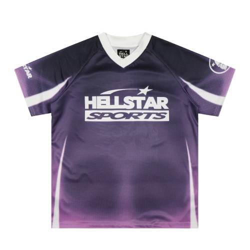Purple And Black Skull Mesh Jersey Tee 29043145