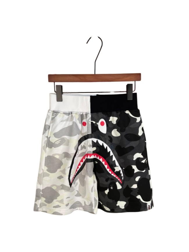 1:1 quality version Black&White Full Print Luminous Shark Heavyweight Shorts 29060707