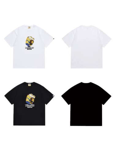 Minions Baby Milo Hug Print Streetwear T-Shirt 2 colors 29051359