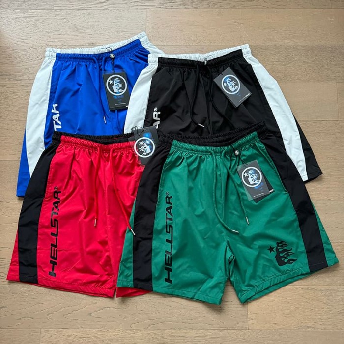 Color Block Side Logo Print Nylon Shorts 4 colors 29035470