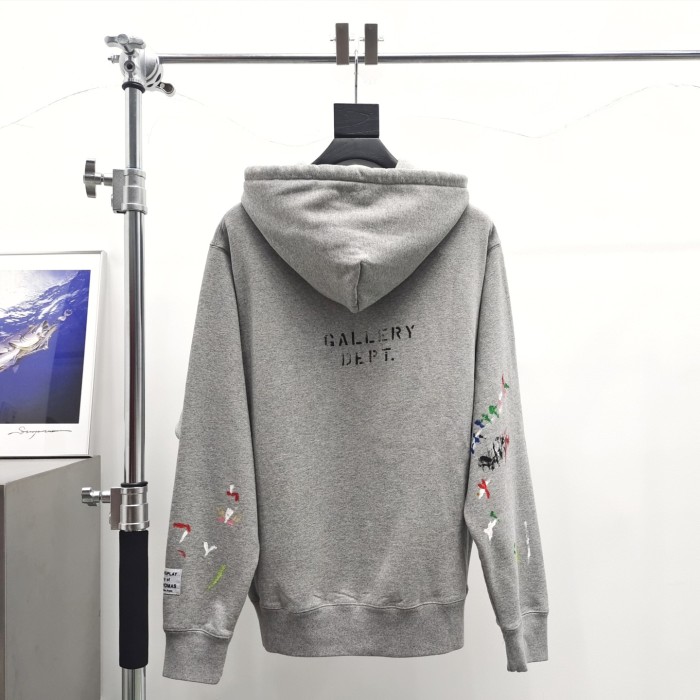 [Big & Tall for weights up to 260 lbs]1:1 quality version Hand Painted Small Letter Logo Hoodie