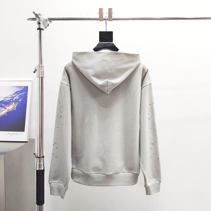 [Big & Tall for weights up to 220 lbs]1:1 quality version Grey Letter V2 Cloud Ash Hoodie & Pants Set 28893163