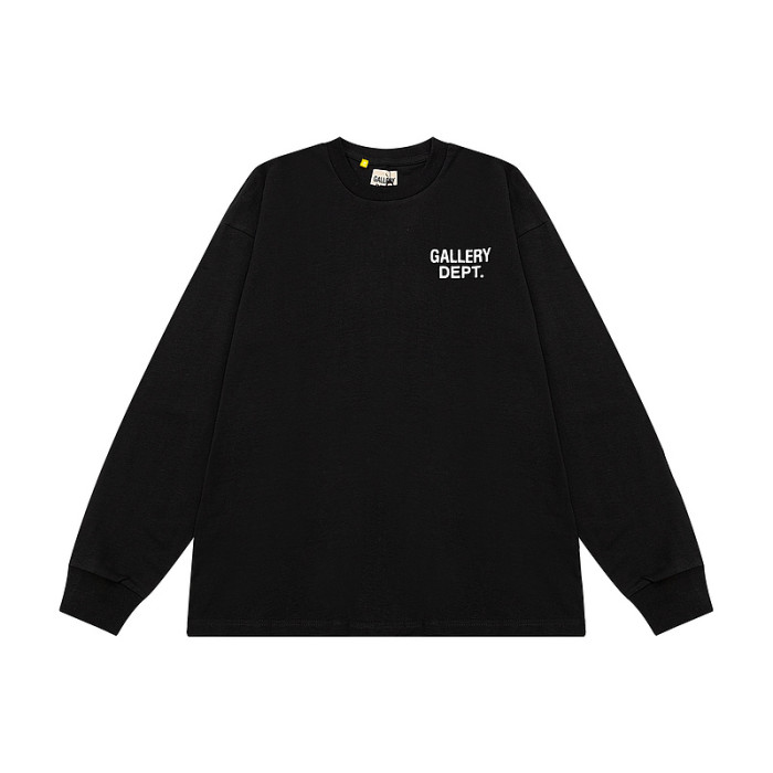 Basic front and back monogrammed long sleeve t-shirt 5 colors