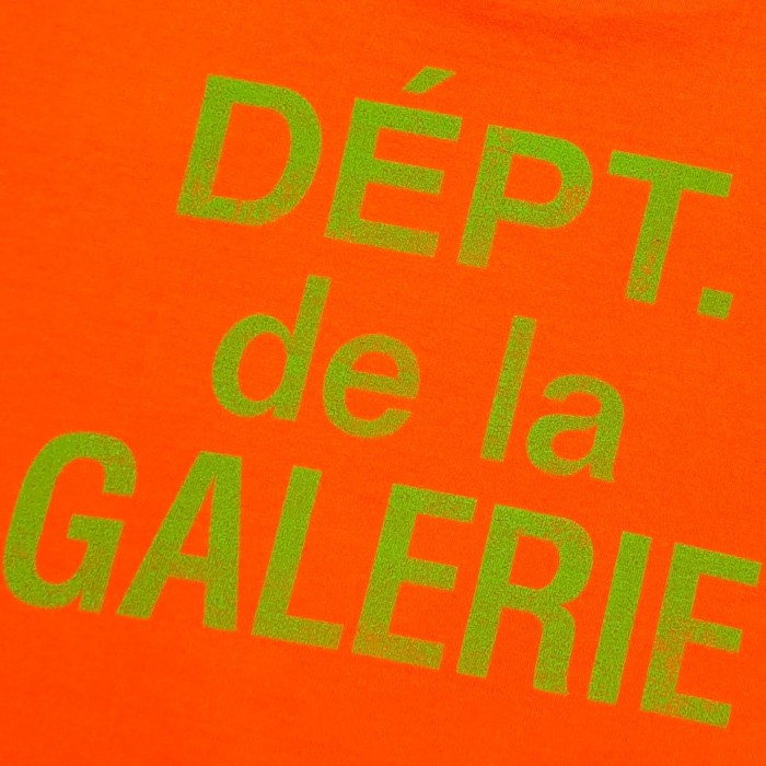 [Big & Tall for weights up to 220 lbs]1:1 quality version Green French Orange Print Tee 29045588