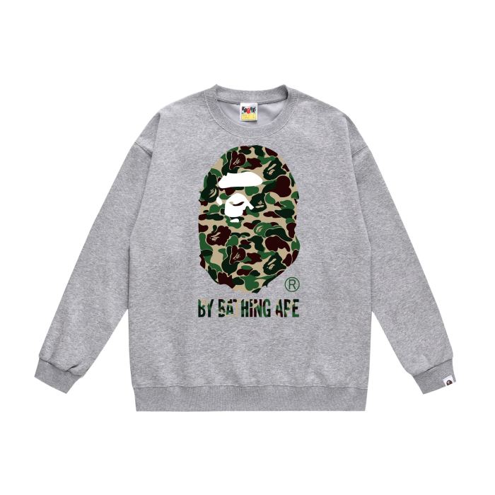 Big Head Logo Print Round Neck Sweatshirt