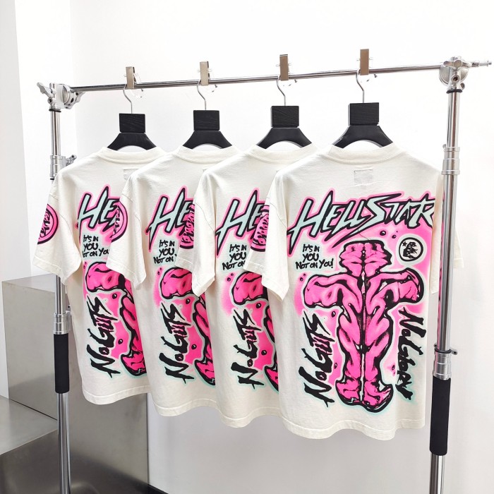 [Big & Tall for weights up to 260 lbs]1:1 quality version Graffiti Font Abstract Print Tee with NFC tag