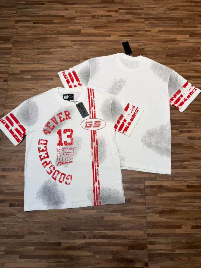 Retro No.13 Sport Style Print Washed Tee 2 colors 29098134