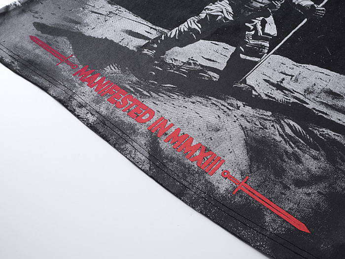 Moon-landing astronauts' vintage washed double-sided printed T-shirt 29044587