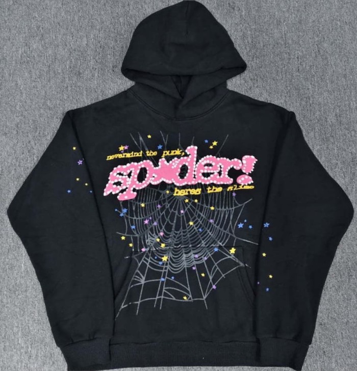 Spider Web Logo Foam Print Hoodie 84 colors 29079913