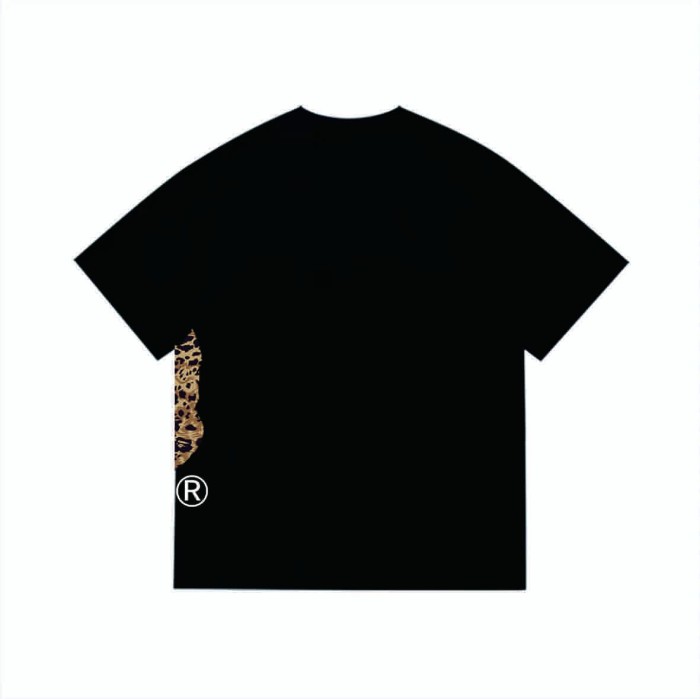 Leopard print ape head short sleeved  print T-shirt 2 colors 29053575