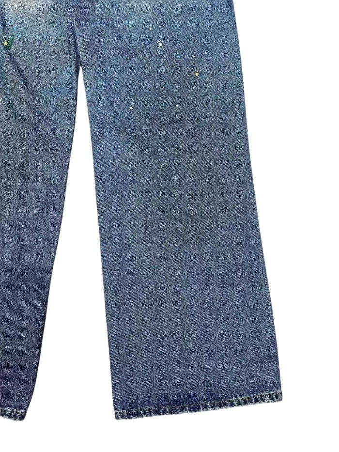 1:1 quality version Crayon Doodle Vintage Washed Straight Leg Jeans 28761317