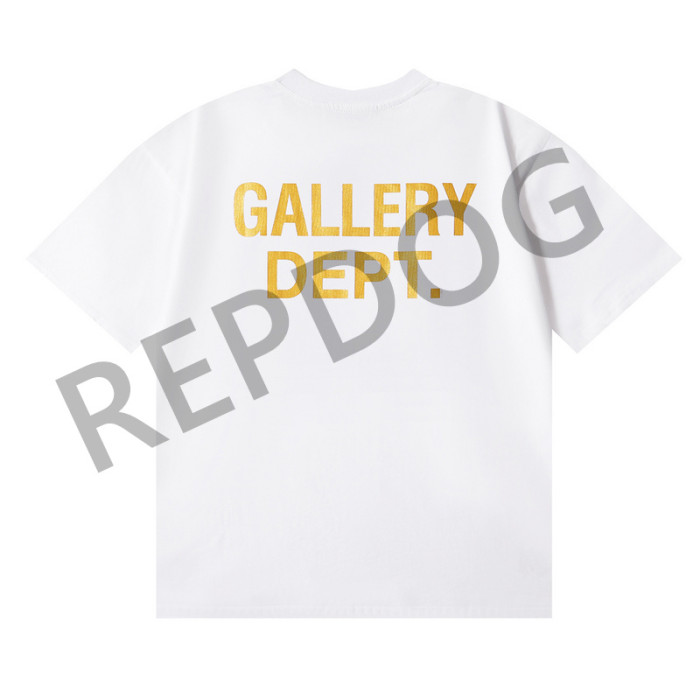Flame Stamped Letter Print Tee 2 colors