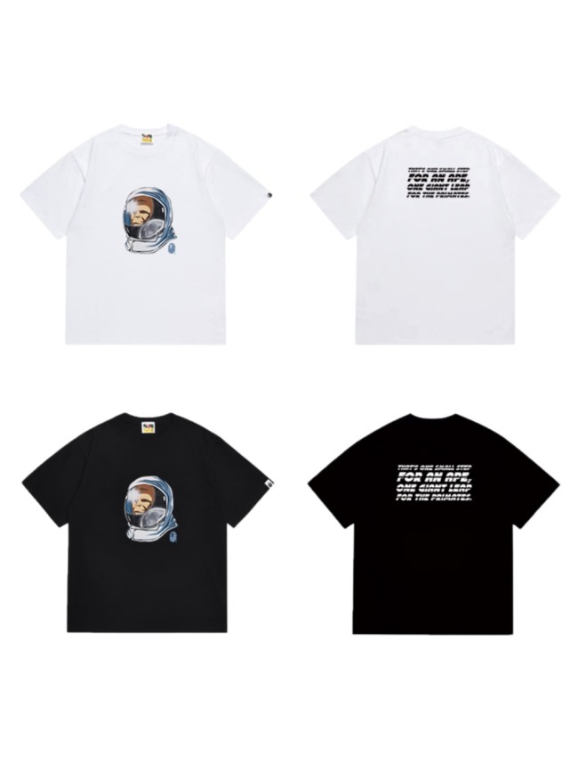 Ape Head Astronaut Space Print T-shirt 2 colors 29060590