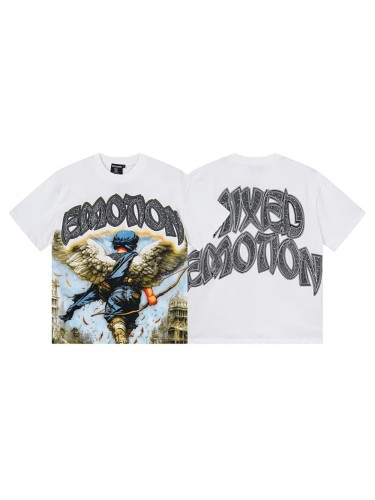 Archer Angel Back Rhinestone Print Tee 29105628