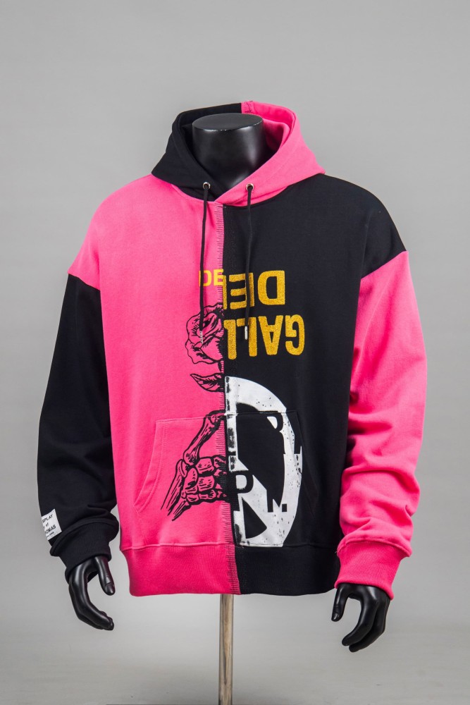 Asymmetric Patchwork Hoodie 3 colors 28475718