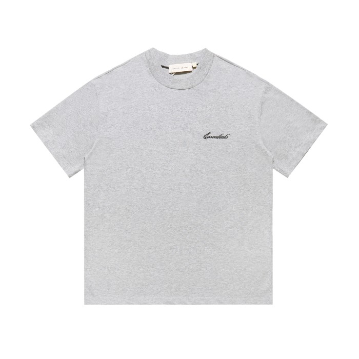 Exquisite floral embroidery on the chest short-sleeved T-shirt 3 colors 29053834