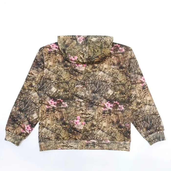 [buy more save more]1:1 quality version Tree Branch Flower Spider Web Print Hoodie & Pants Set