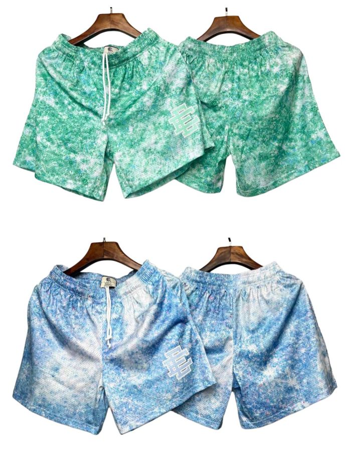 1:1 quality version Mosaic Tie-Dye Mesh Shorts 2 colors 29077534