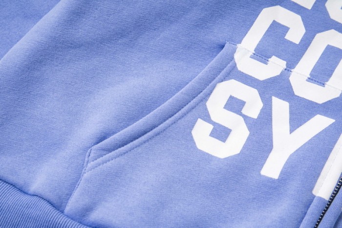 American Street Style Fleece Letter Print And Sleeve Embroidery Lined Hoodie 2 colors 29077743
