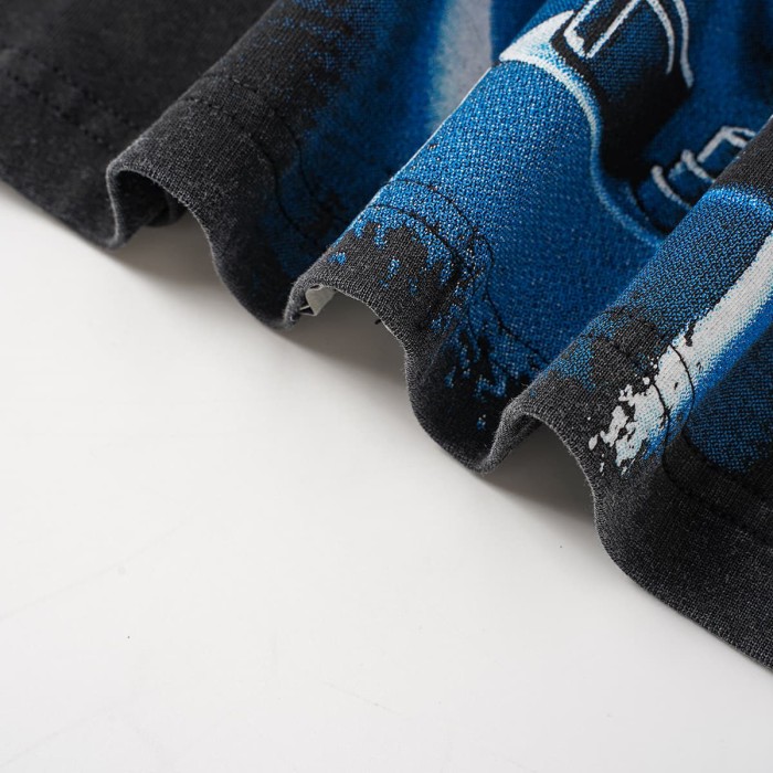Alien Astronaut Finger Print Washed Tee 2 colors 29098146